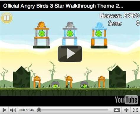 Angry Birds Walkthrough