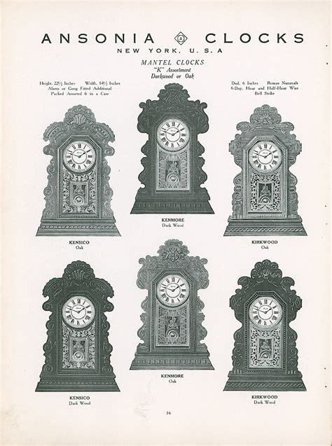 Ansonia Clock Catalogue
