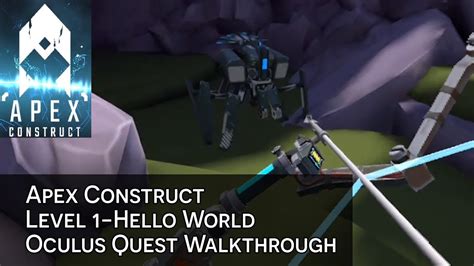 Apex Construct Walkthrough