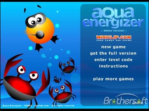 Aqua Energizer Walkthrough