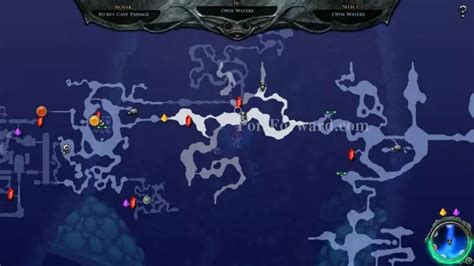 Aquaria Walkthrough Map