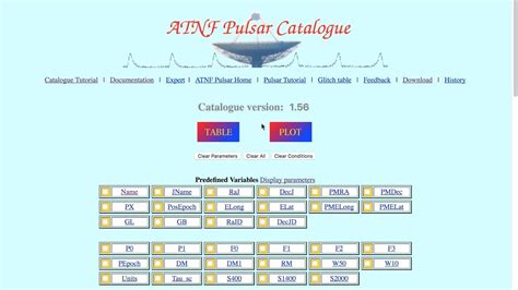 Atnf Pulsar Catalog