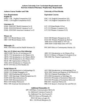 Auburn Course Catalog