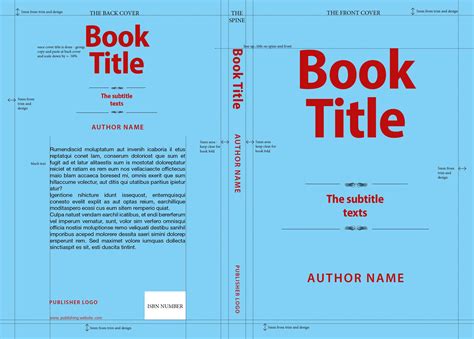 Back Cover Of A Book Template