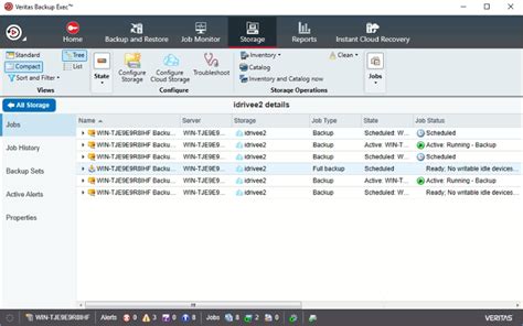 Backup Exec Use Storage Based Catalogs