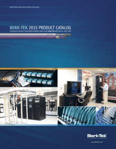 Berk Tek Catalog