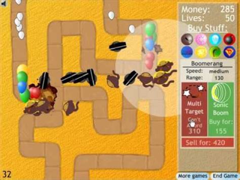 Bloons Tower Defense 2 Walkthrough Hard