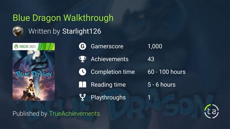 Blue Dragon Walkthrough