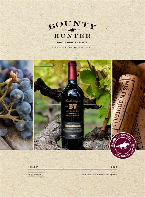 Bounty Hunter Wine Catalog