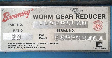 Browning Worm Gear Catalog