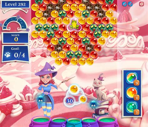 Bubble Witch Saga 2 Level 292 Walkthrough