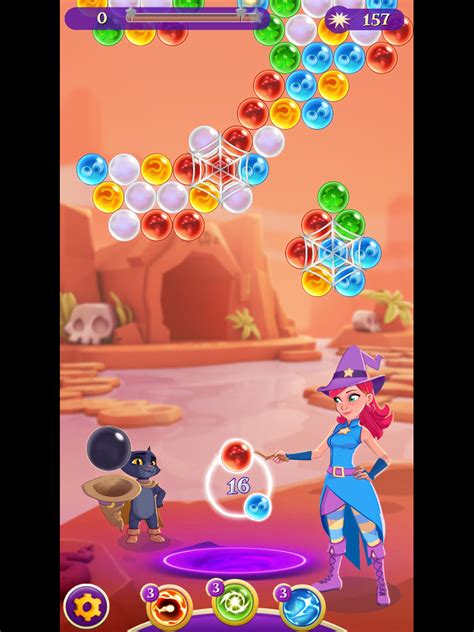 Bubble Witch Saga 3 Level 145 Walkthrough