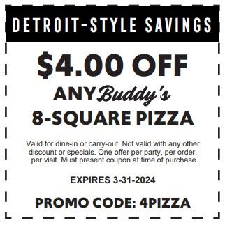 Buddy S Coupons Printable
