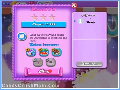 Candy Crush Saga Level 29 Walkthrough