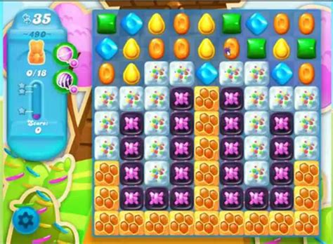 Candy Crush Soda Level 490 Walkthrough