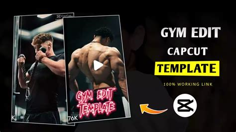 Capcut Gym Transformation Template