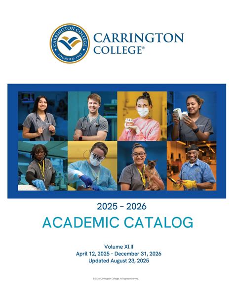 Carrington Academic Catalog