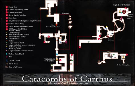 Carthus Catacombs Walkthrough