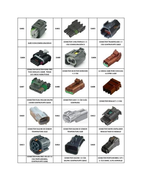 Catalogo De Conectores Automotrices