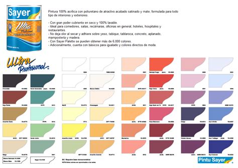 Catalogo De Pinturas Sayer