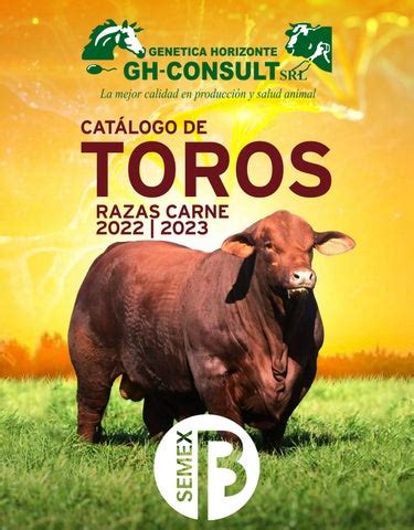 Catalogo De Toros