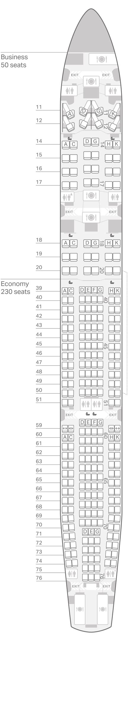 Cathay Pacific Airline Seating Chart