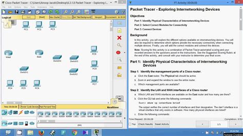 Chapter 6 Exploring Network Devices Packet Tracer Walkthrough