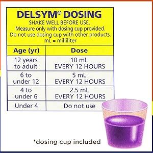 Children S Delsym Dosage Chart