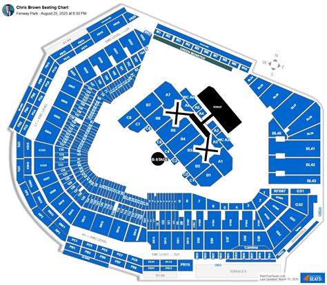 Chris Brown Fenway Seating Chart
