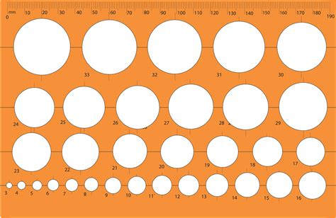 Circle Ruler Template