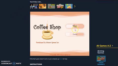 Coffee Shop Cool Math Games Walkthrough