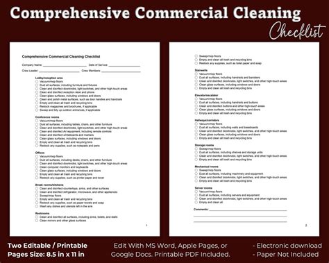 Commercial Cleaning Walkthrough