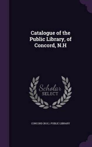 Concord Library Catalogue