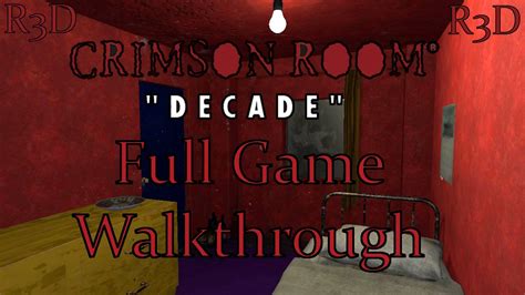 Crimson Room Decade Walkthrough
