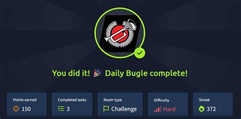 Daily Bugle Tryhackme Walkthrough