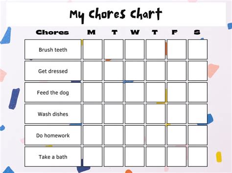 Daily Chores Chart