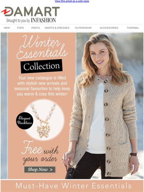 Damart Winter Catalogue