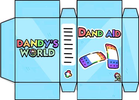 Dandys World Paper Craft Template