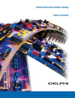 Delphi Global Connection Systems Catalog