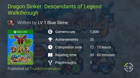 Dragon Sinker Walkthrough