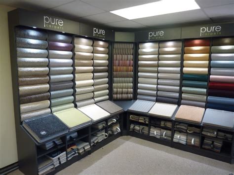Drape Carpets In Store Catalog Display