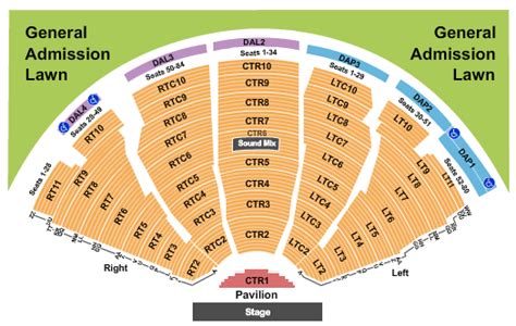 Dte Concert Seating Chart