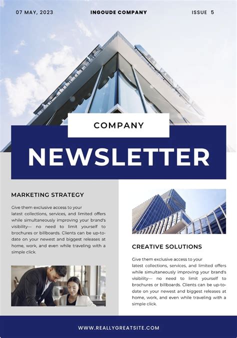 E Newsletter Template