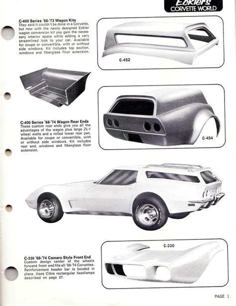 Ecklers Corvette Catalogue