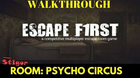 Escape First Circus Walkthrough