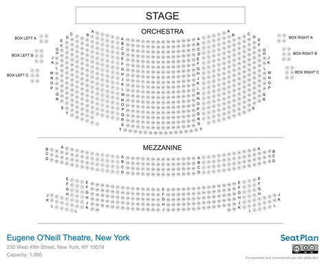 Eugene O Neill Seating Chart