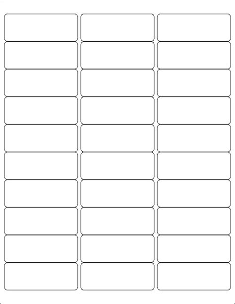 Excel Labels Template