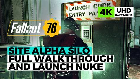 Fallout 76 Alpha Silo Walkthrough