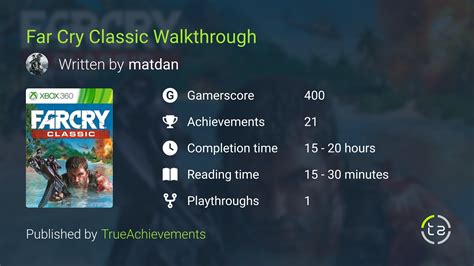 Far Cry Classic Walkthrough