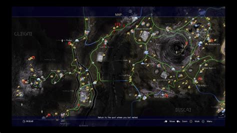 Final Fantasy 15 Chapter 14 Walkthrough Map